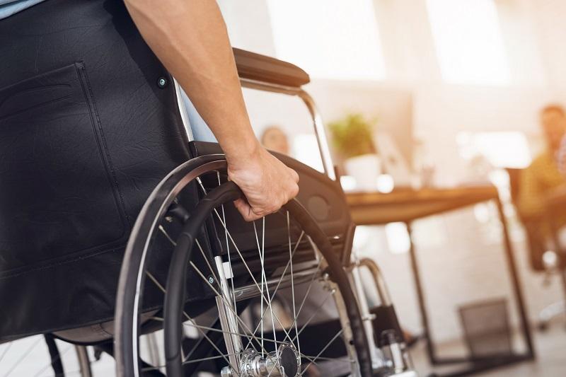 jazda na wózku inwalidzkim